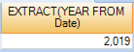 Extract year from Current Date in Teradata