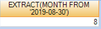 Extract Month from Date in Teradata