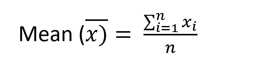 How To Calculate The Mean 